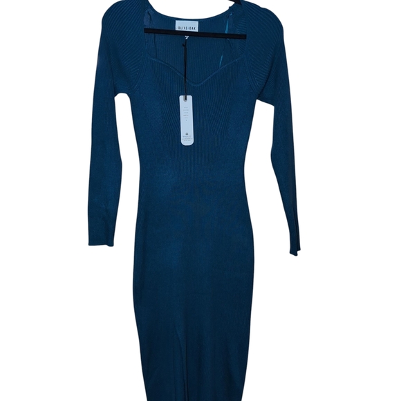 Olive & Oak Dresses & Skirts - Olive & Oak Teal Long Sleeve Dress New With Tags